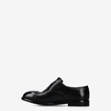 Black Cordovan Laceless Oxford