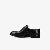 Black Cordovan Laceless Oxford