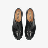 Black Cordovan Laceless Oxford