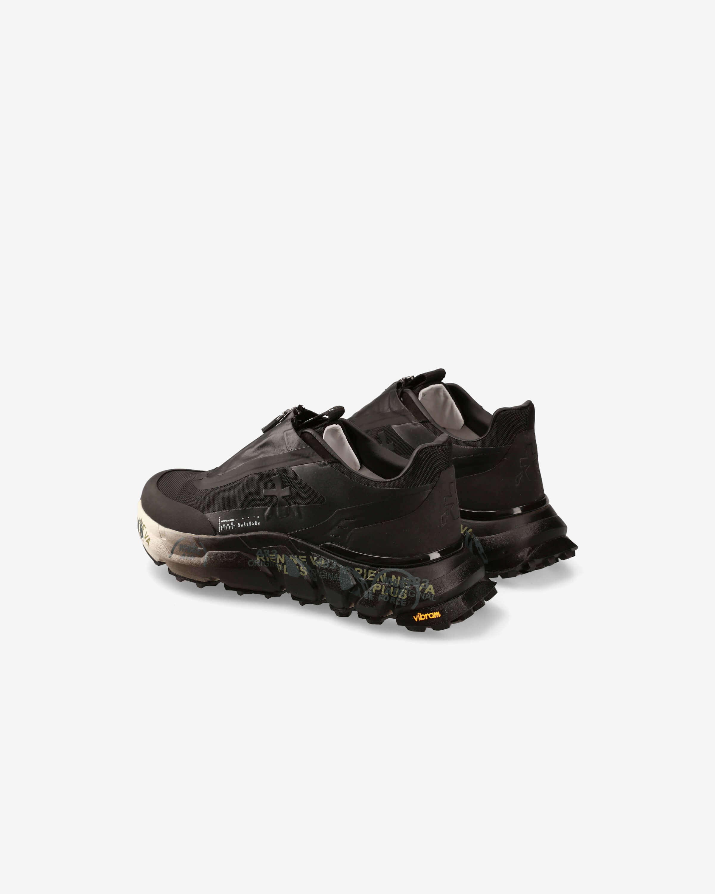 PREMIATA プライムエディション スニーカー Premiata Sciliar Sneakers – Unisex Black Shoes with Vibram Sole