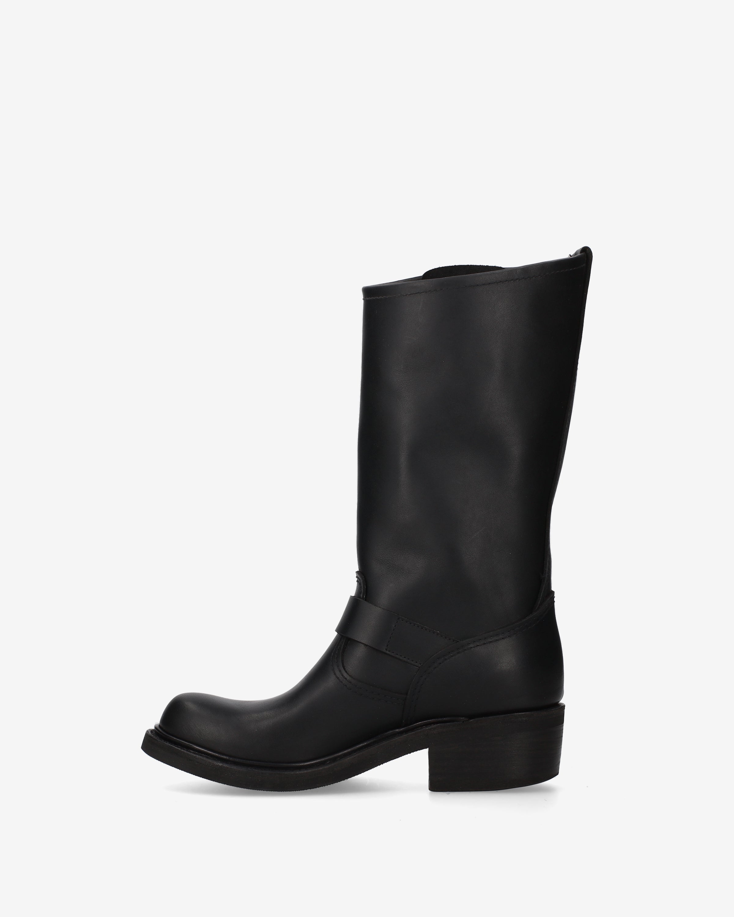 Silvia Leather Biker Boots Black - Premiata