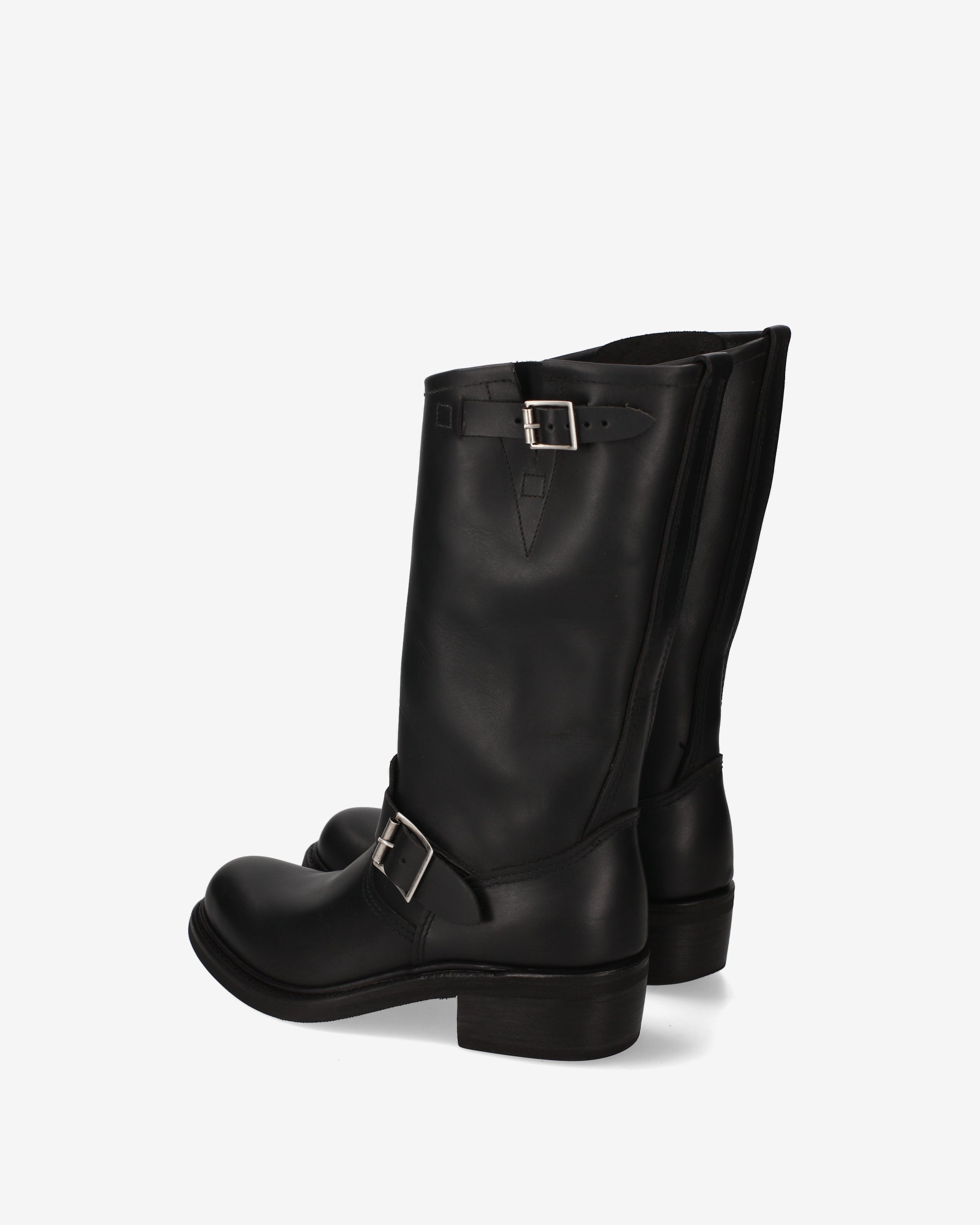 Silvia Leather Biker Boots Black - Premiata