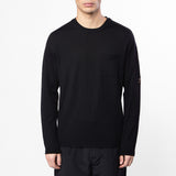 Wool Sweater Pocket PR273100 Filato Lana 200 Black
