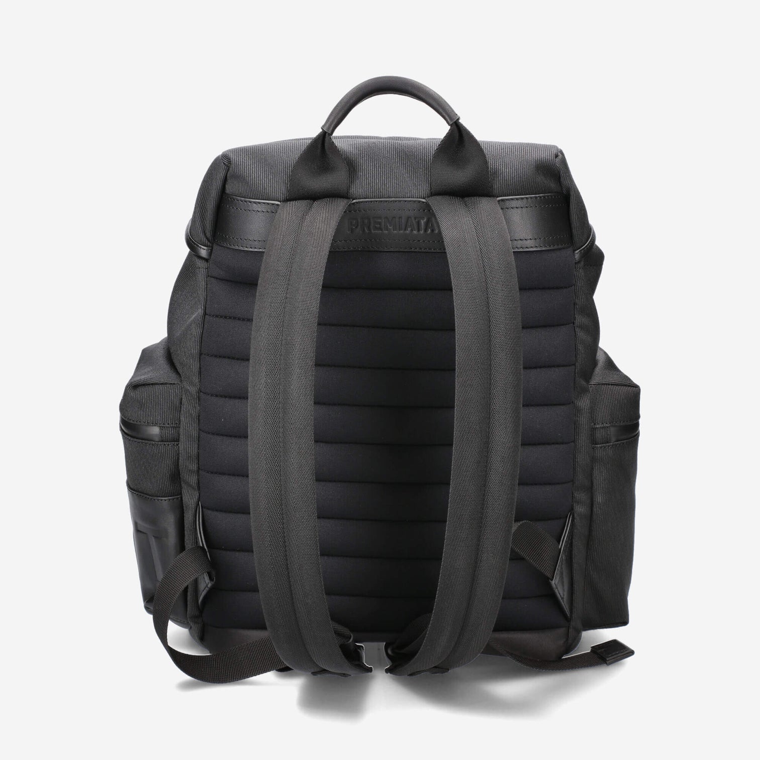 Booker Premiata's Dark Gray Waterproof Nylon Leather Lined Backpack