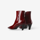 Bordeaux Cher Ankle Boots M6802M with mousse heel