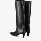Cher high calfskin boots M6804A Garda Nero