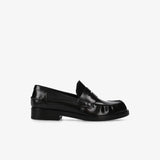 Siria loafers M6851A in polished black calf leather