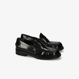 Siria loafers M6851A in polished black calf leather