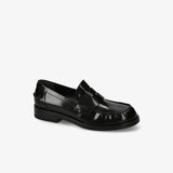 Siria loafers M6851A in polished black calf leather