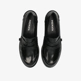 Siria loafers M6851A in polished black calf leather