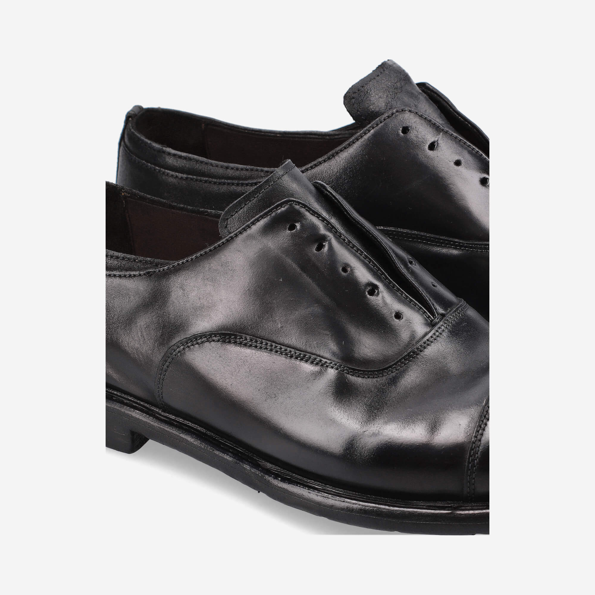 Derby Oxford PRE605D Black Cordovan – Premiata.us