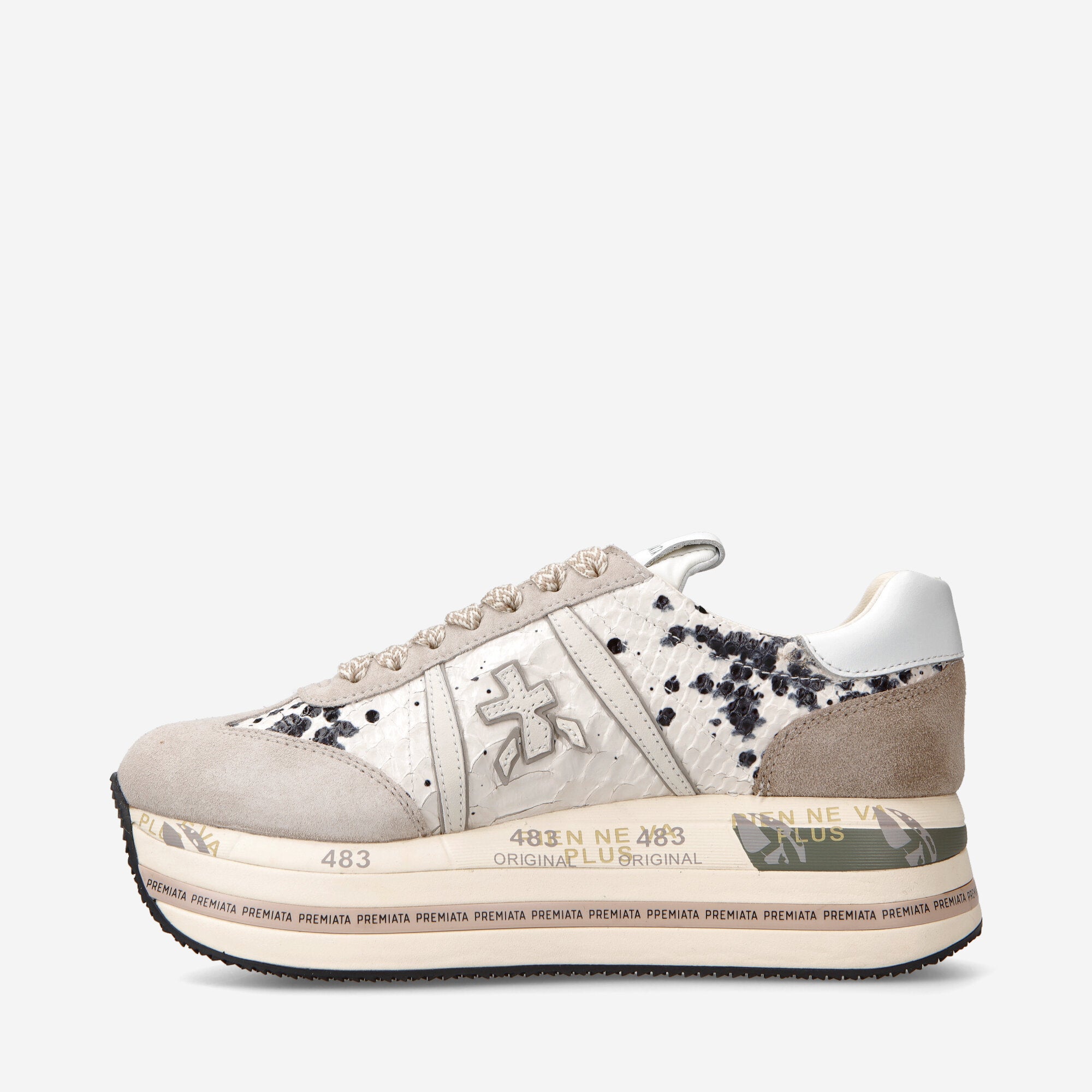 Premiata platform sneakers discount
