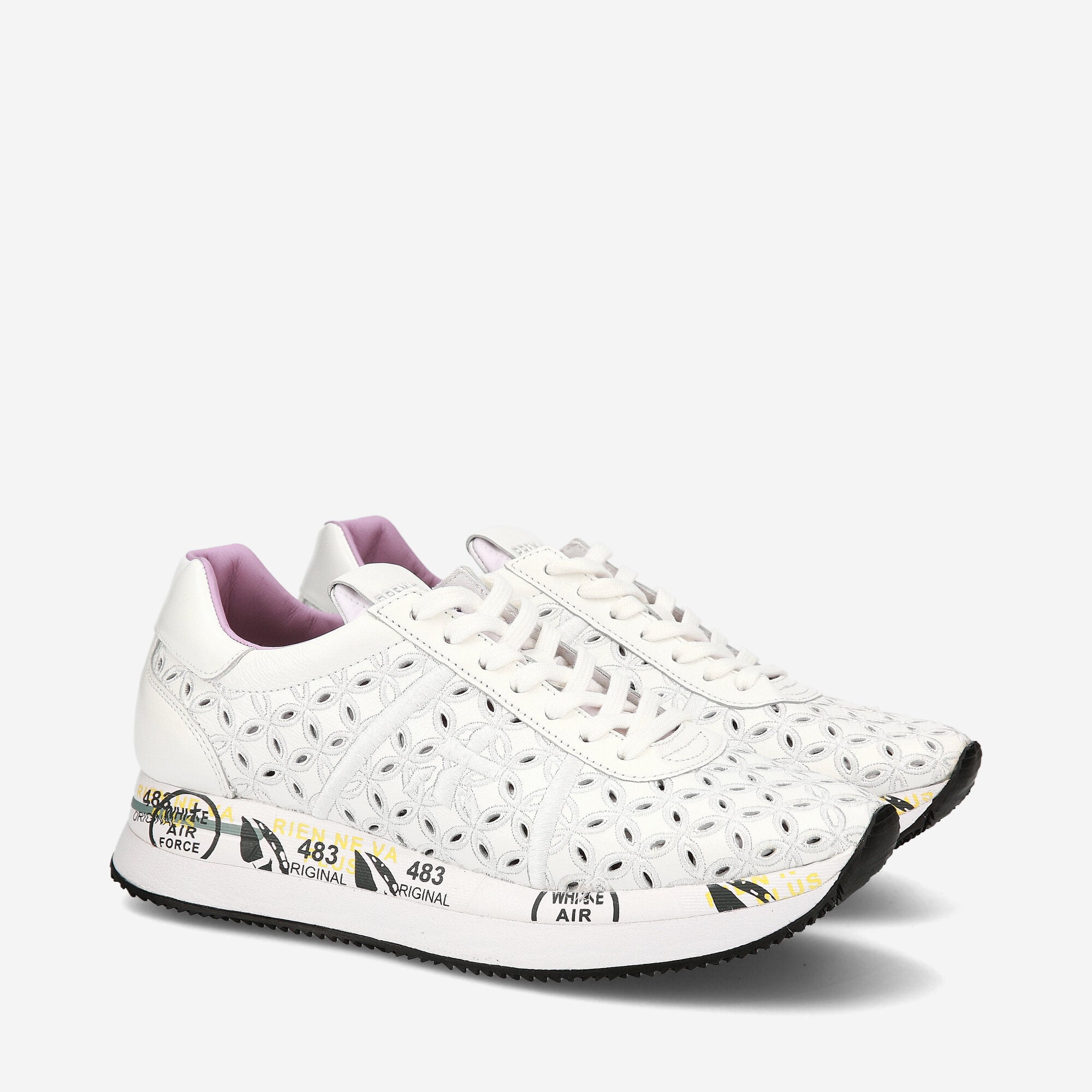 Premiata chunky suede sandals - Purple