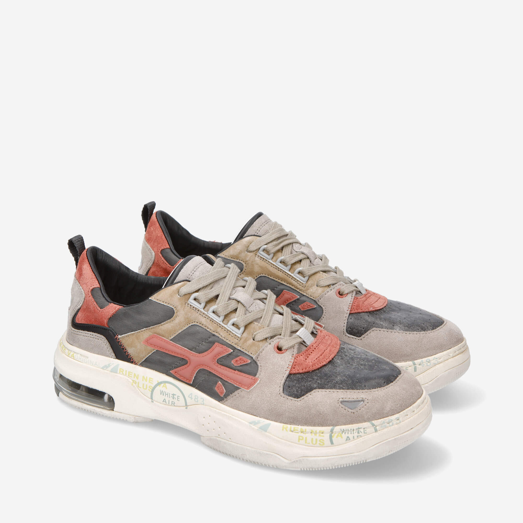 Premiata Runsead colour-block sneakers - Grey