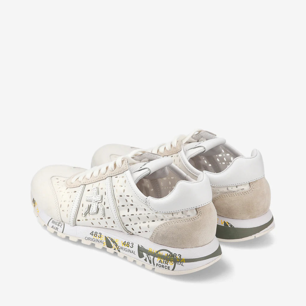 Premiata Lucy panelled sneakers - Orange